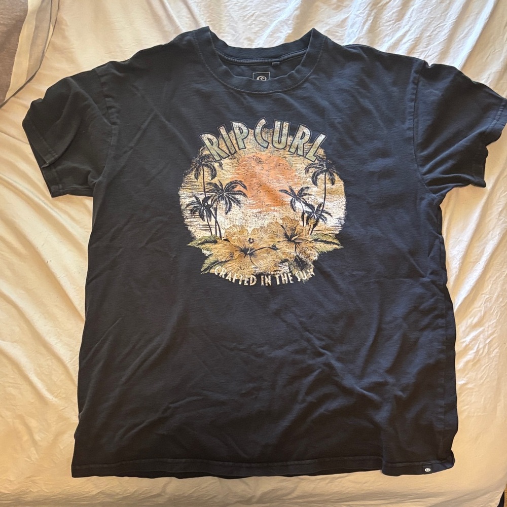 Rip Curl Black Palm Graphic Tee